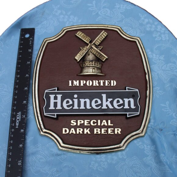 Heineken Special Dark Beer Vintage Tabletop Stand or Wall Hanging Sign - Picture 2 of 11